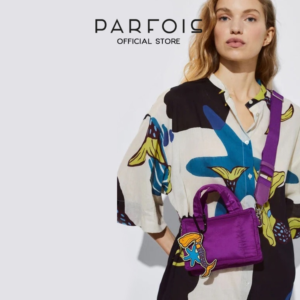 Parfois Crossbody nylon mini purse